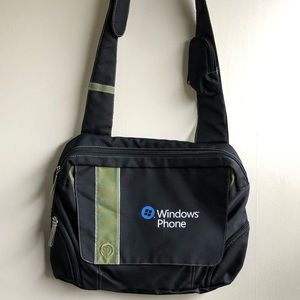 Microsoft Windows Phone Owl D Retro Deluxe Urban Sling Bag Black Deadstock